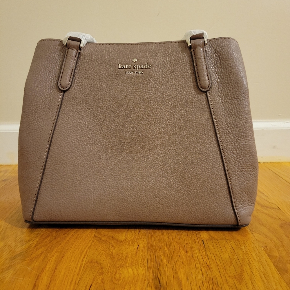 Kate Spade Medium Triple Compartment Satchel Jackson Brownstone